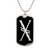 Initial X v001-22 - Luxury Dog Tag Necklace