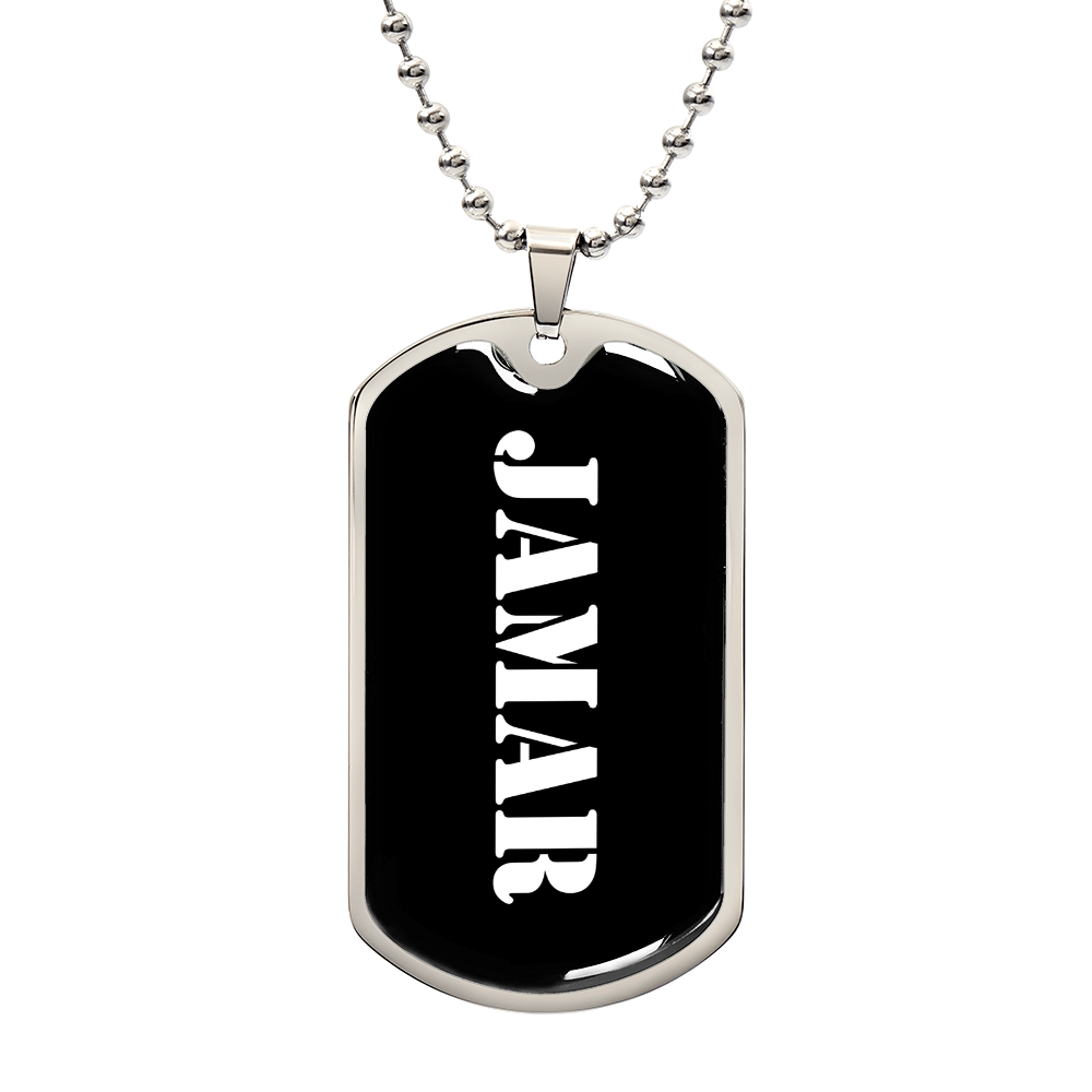 Jamar v3 - Luxury Dog Tag Necklace