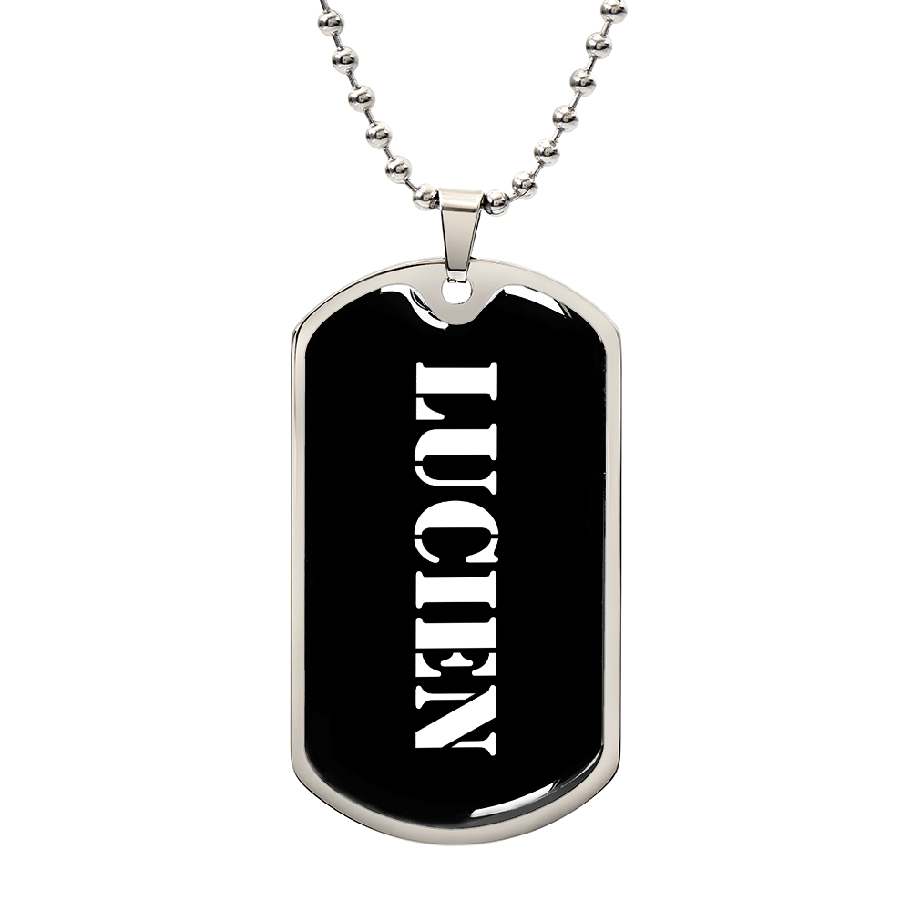 Lucien v3 - Luxury Dog Tag Necklace