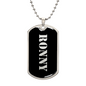 Ronny v2 - Luxury Dog Tag Necklace