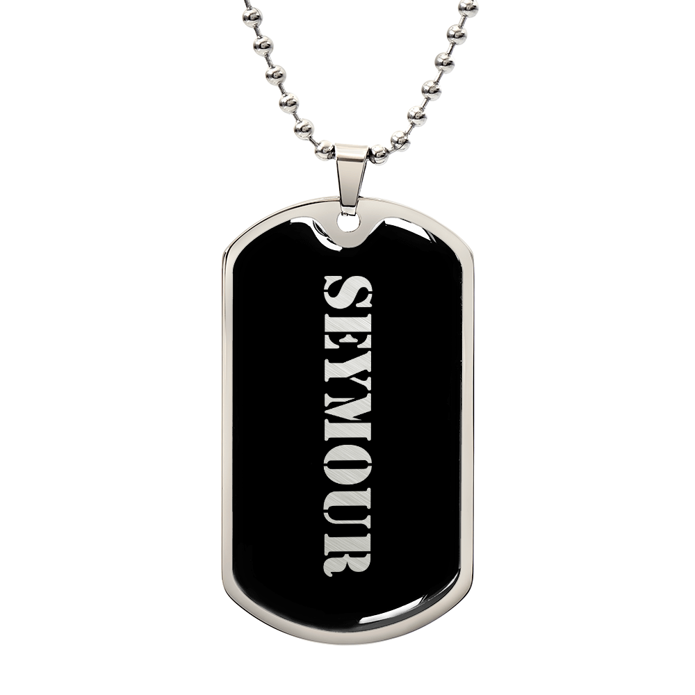 Seymour v2 - Luxury Dog Tag Necklace