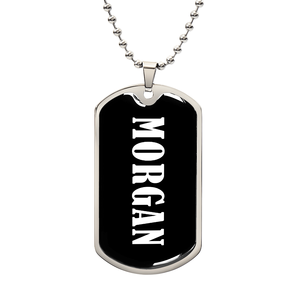 Morgan v03 - Luxury Dog Tag Necklace