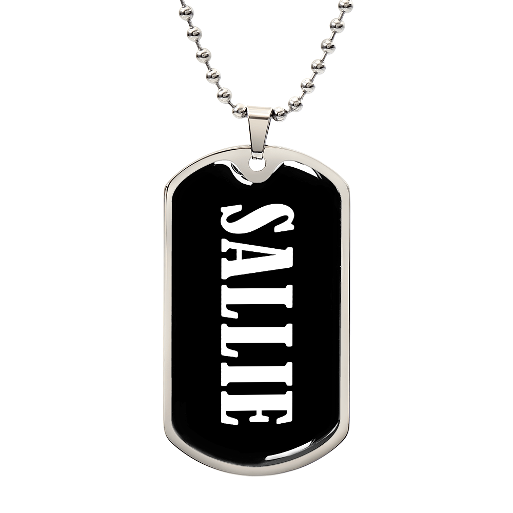 Sallie v03 - Luxury Dog Tag Necklace