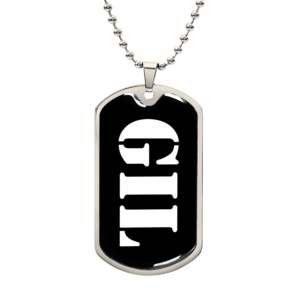 Gil v3 - Luxury Dog Tag Necklace