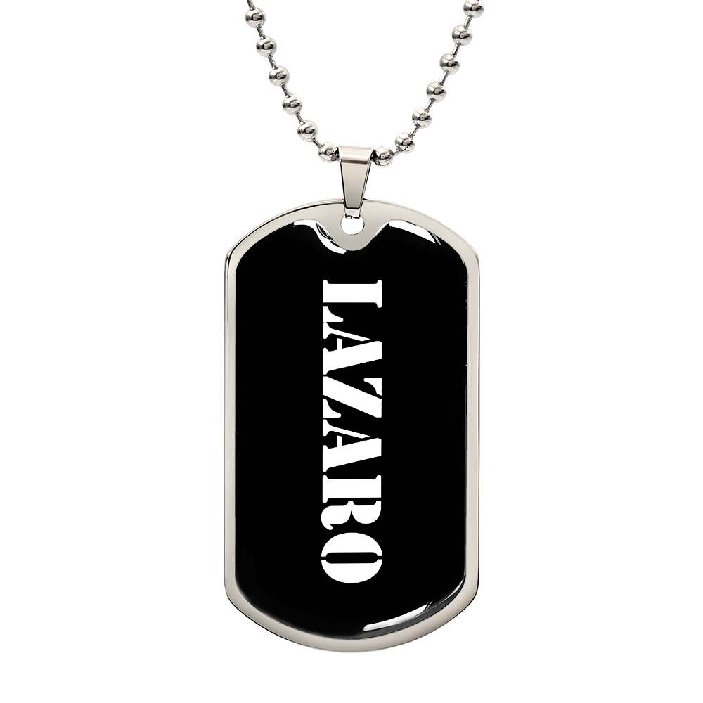 Lazaro v3 - Luxury Dog Tag Necklace