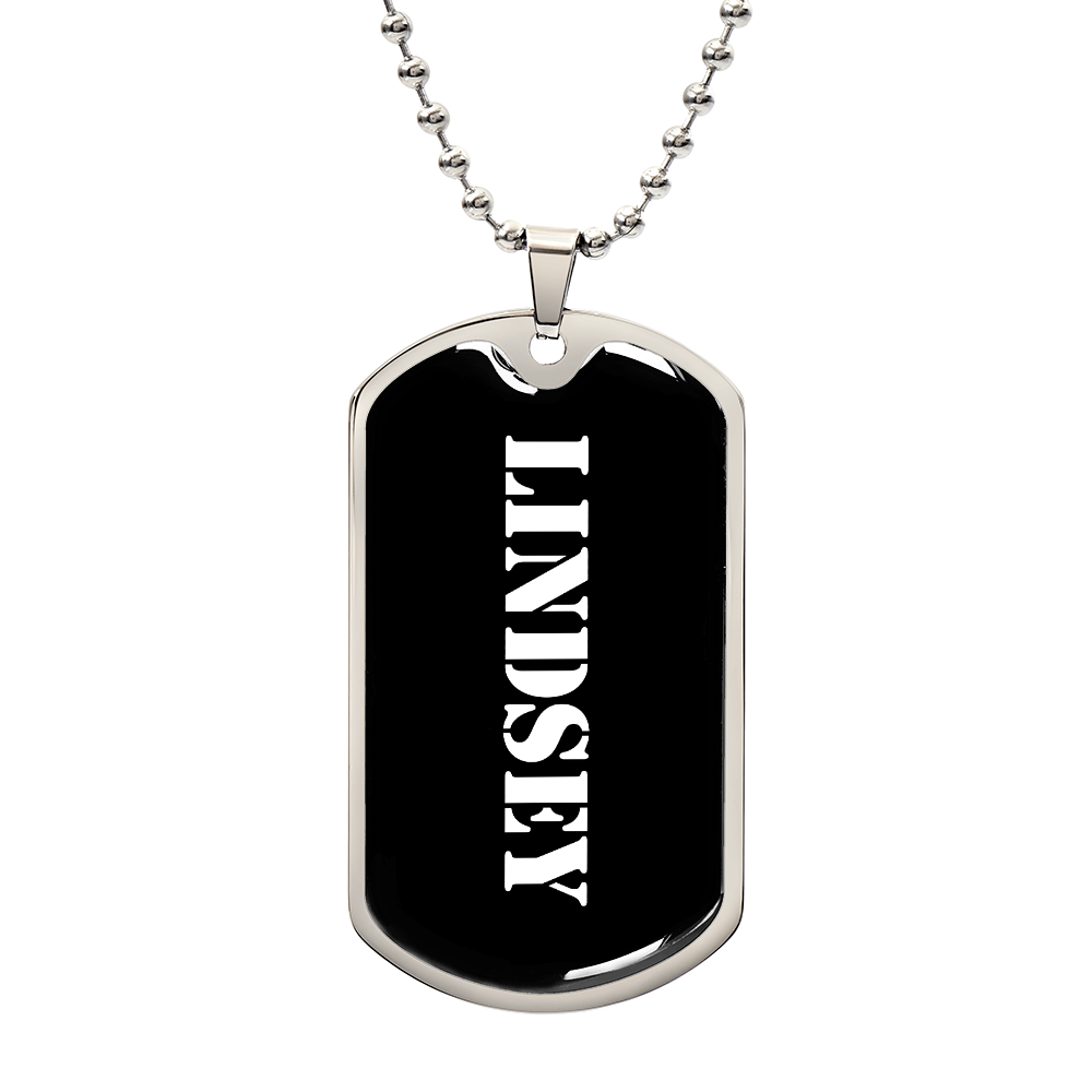 Lindsey v3 - Luxury Dog Tag Necklace