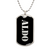 Aldo v2 - Luxury Dog Tag Necklace