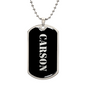 Carson v2 - Luxury Dog Tag Necklace