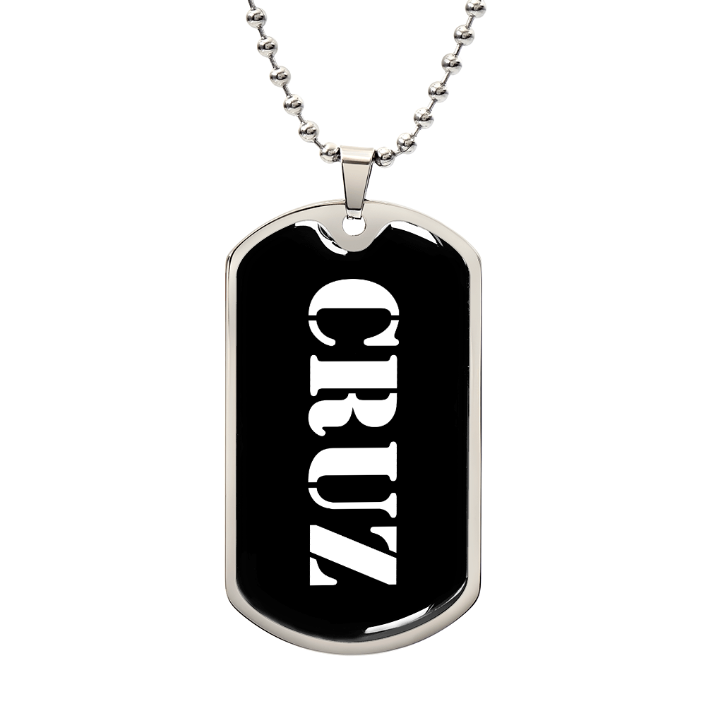 Cruz v3 - Luxury Dog Tag Necklace