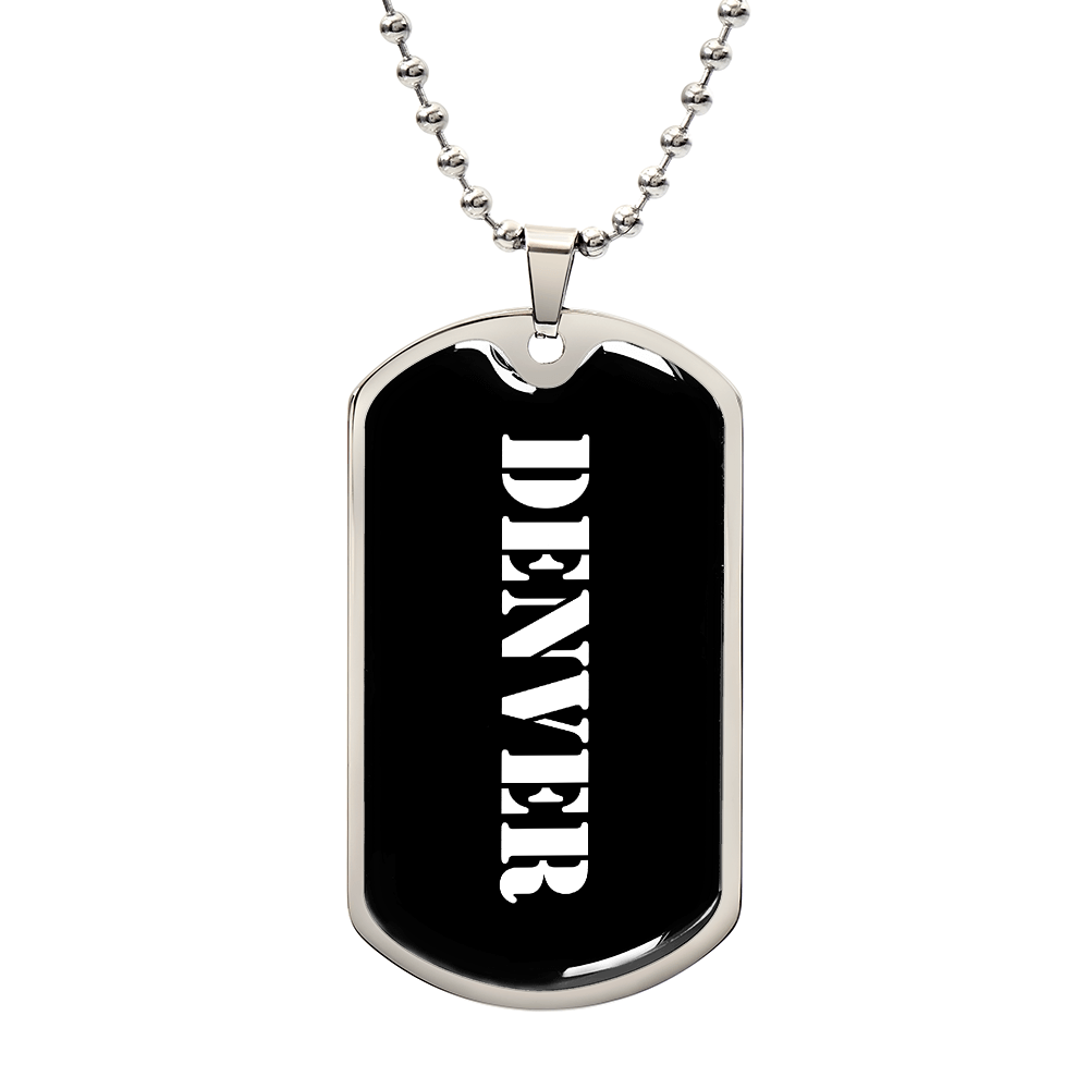 Denver v3 - Luxury Dog Tag Necklace