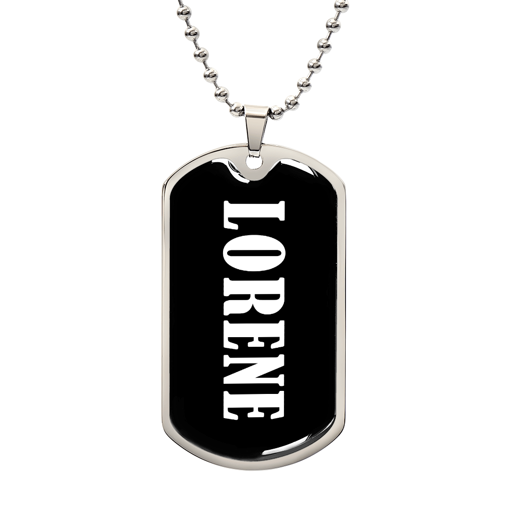 Lorene v03 - Luxury Dog Tag Necklace