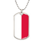 Polish Flag - Luxury Dog Tag Necklace