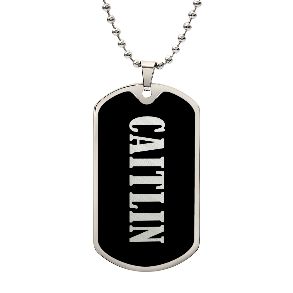 Caitlin v02 - Luxury Dog Tag Necklace