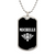 Michelle v03a - Luxury Dog Tag Necklace
