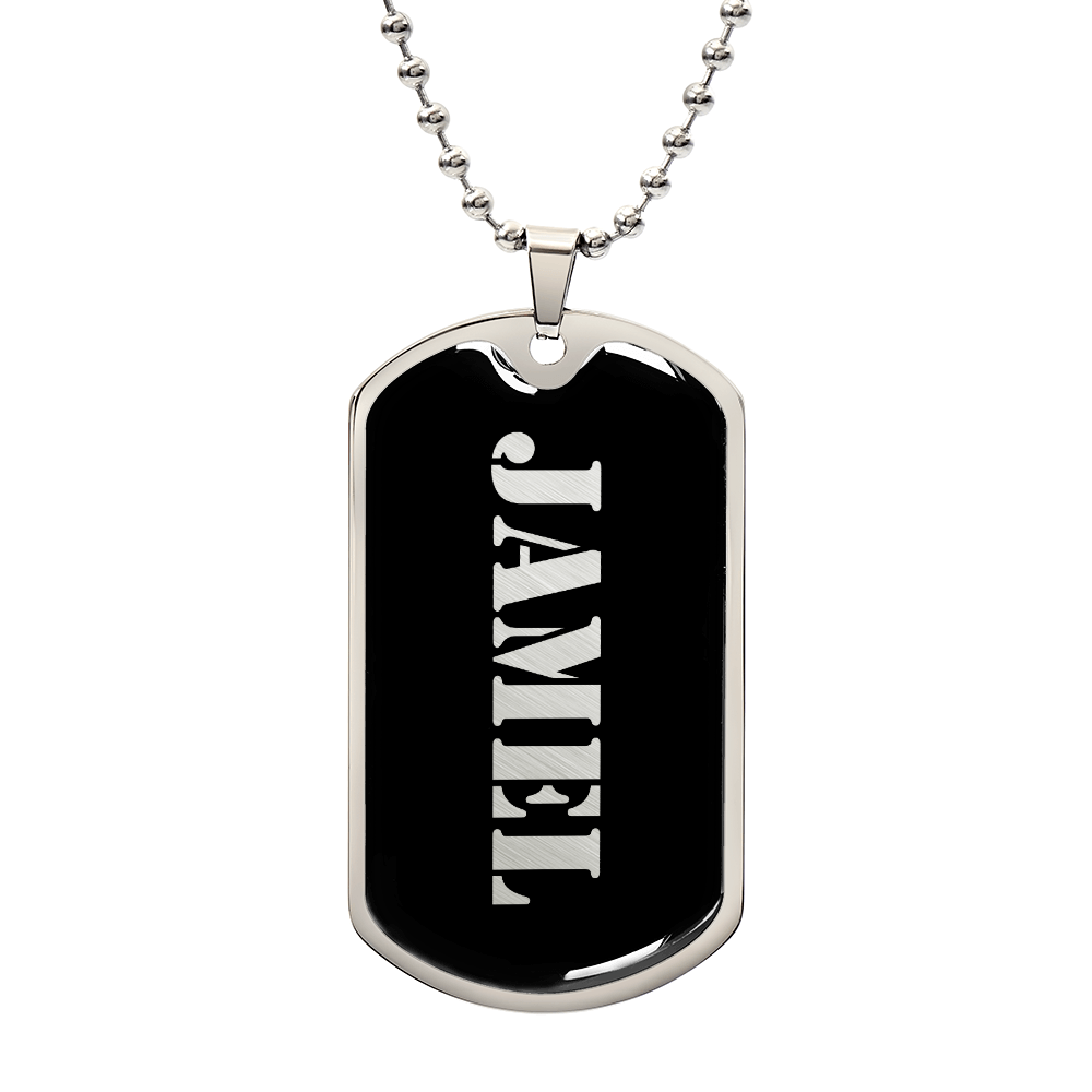 Jamel v2 - Luxury Dog Tag Necklace