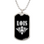 Lois v03a - Luxury Dog Tag Necklace