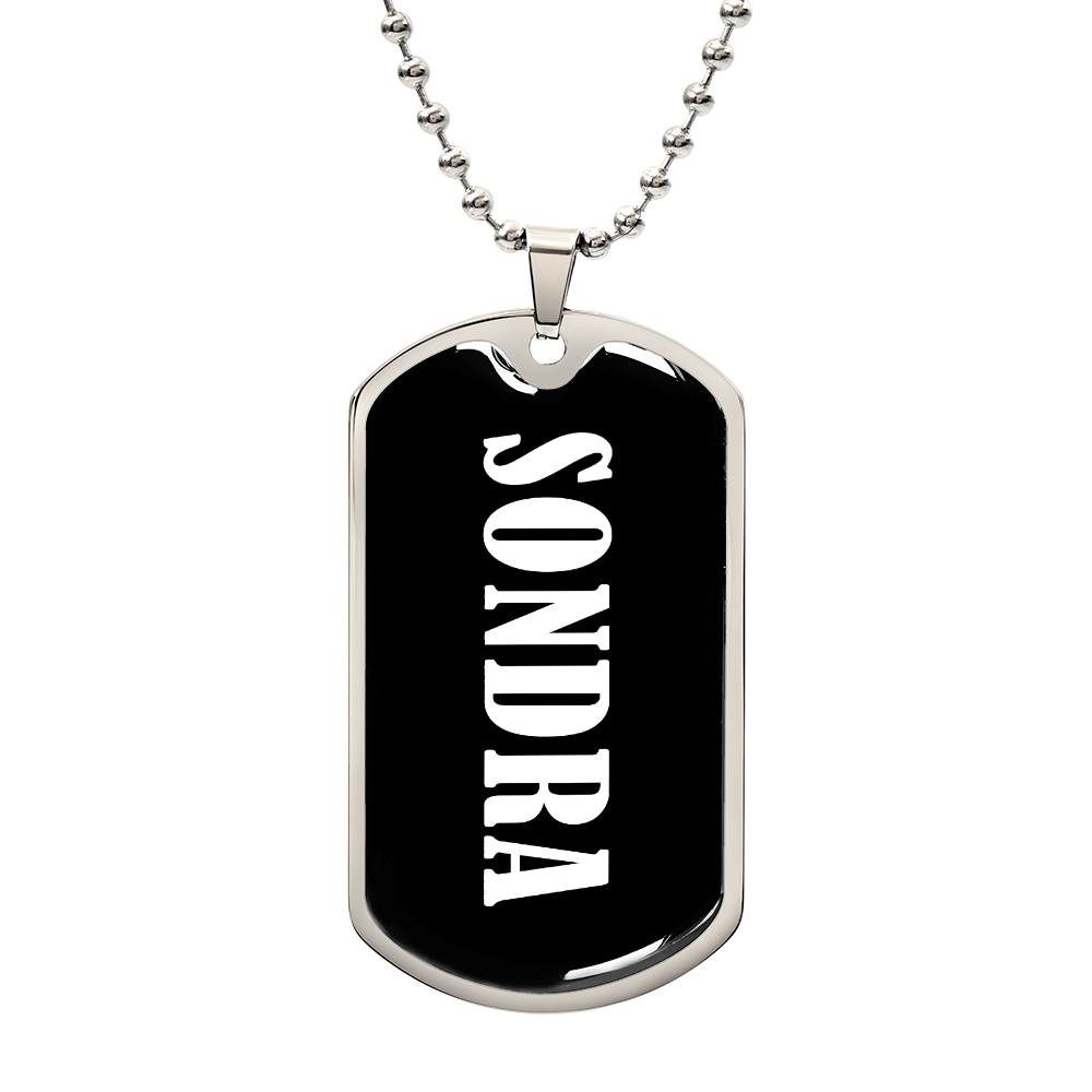 Sondra v03 - Luxury Dog Tag Necklace