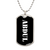 Abdul v3 - Luxury Dog Tag Necklace