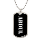 Abdul v3 - Luxury Dog Tag Necklace