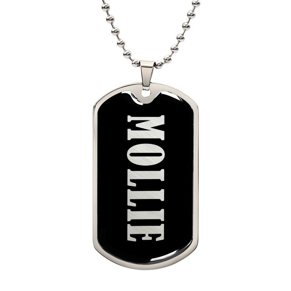 Mollie v02 - Luxury Dog Tag Necklace