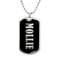 Mollie v02 - Luxury Dog Tag Necklace