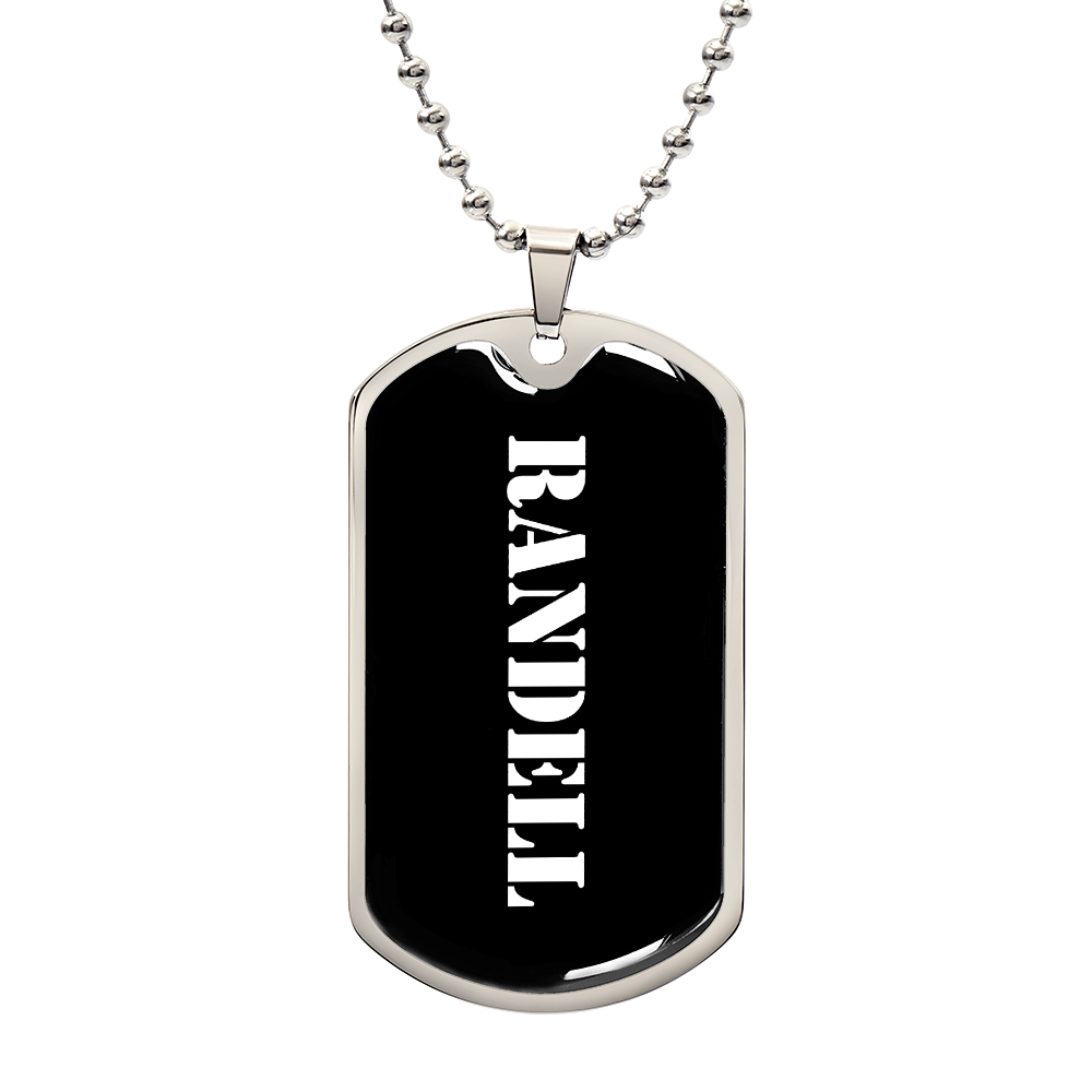 Randell v3 - Luxury Dog Tag Necklace