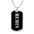 Rubin v2 - Luxury Dog Tag Necklace