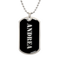 Andrea v2 - Luxury Dog Tag Necklace