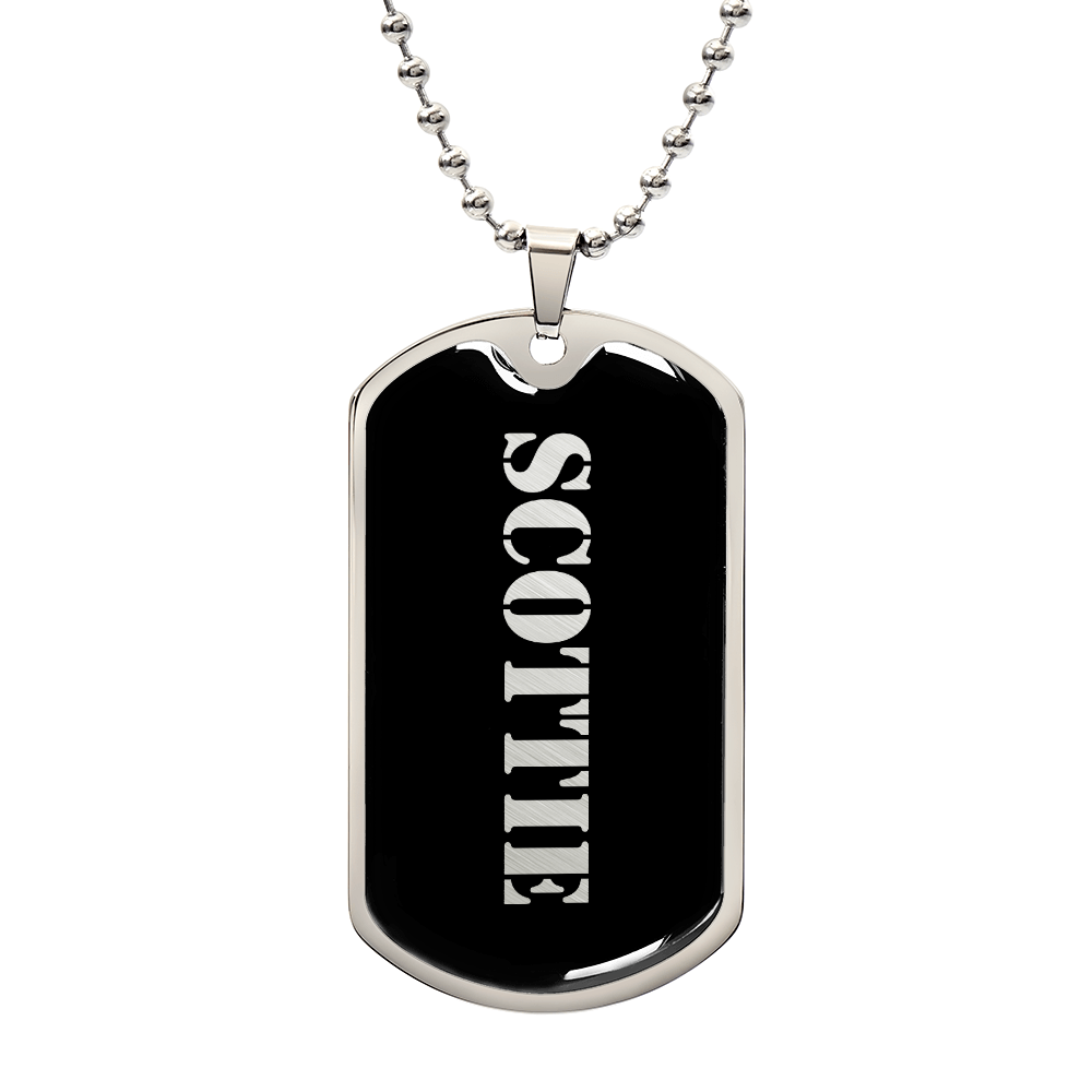 Scottie v2 - Luxury Dog Tag Necklace