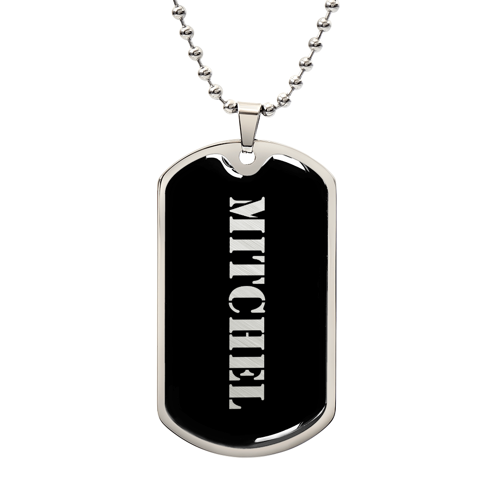 Mitchel v2 - Luxury Dog Tag Necklace