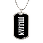 Jillian v03 - Luxury Dog Tag Necklace