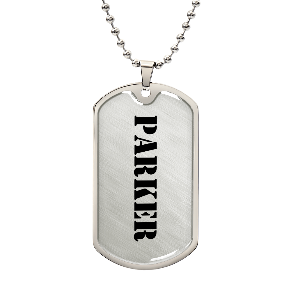 Parker - Luxury Dog Tag Necklace