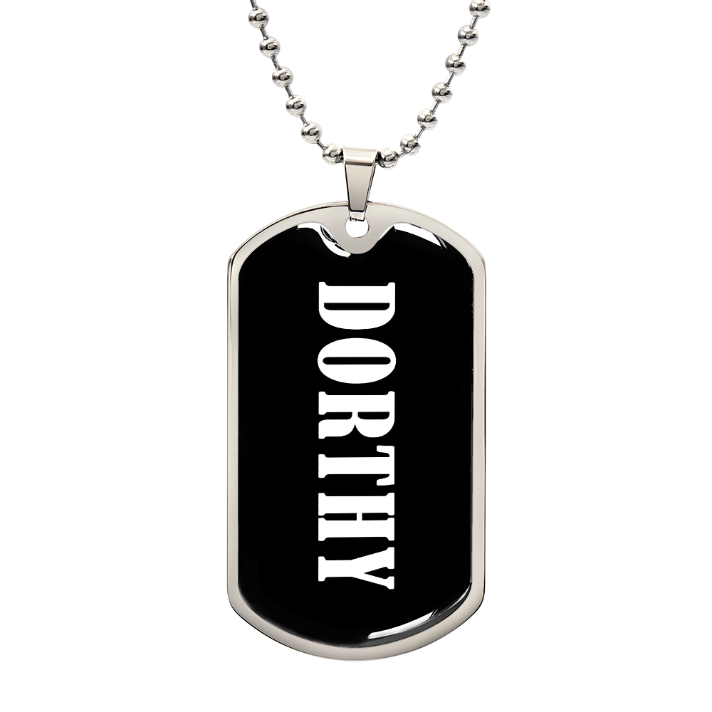 Dorthy v03 - Luxury Dog Tag Necklace