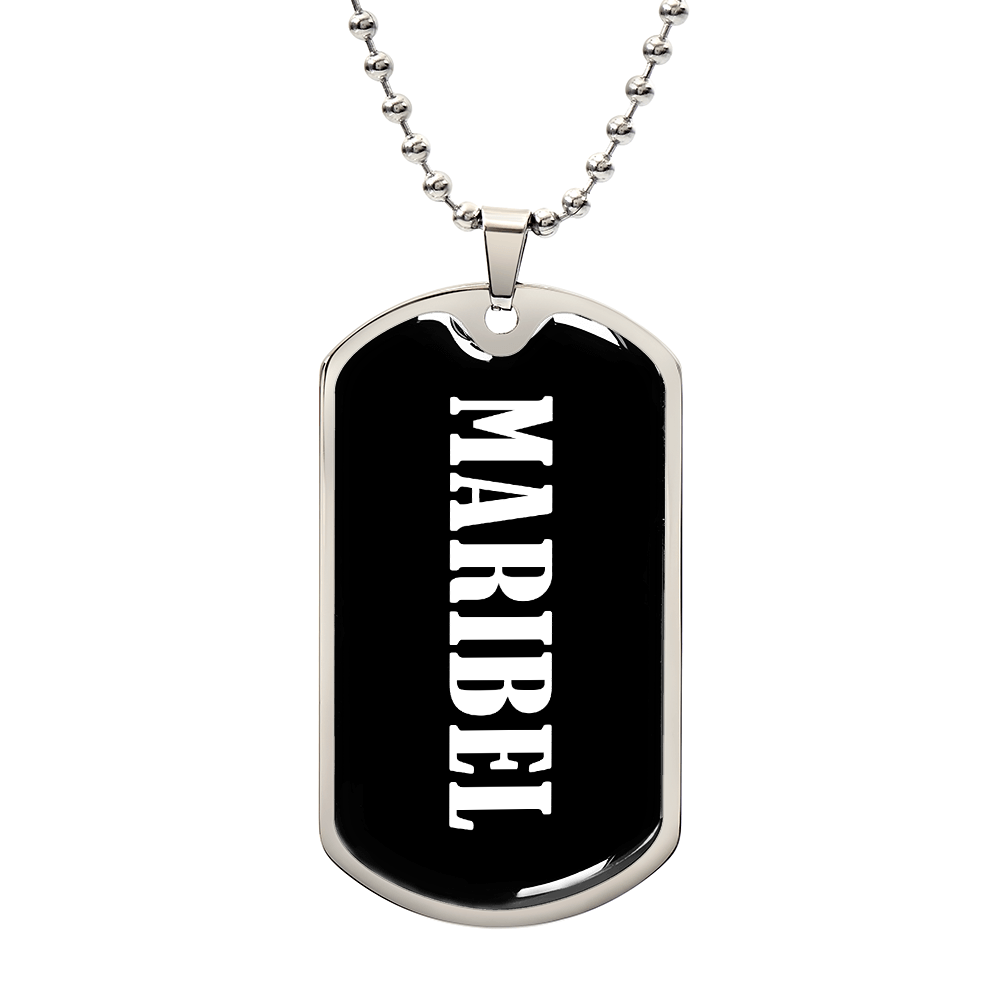 Maribel v03 - Luxury Dog Tag Necklace
