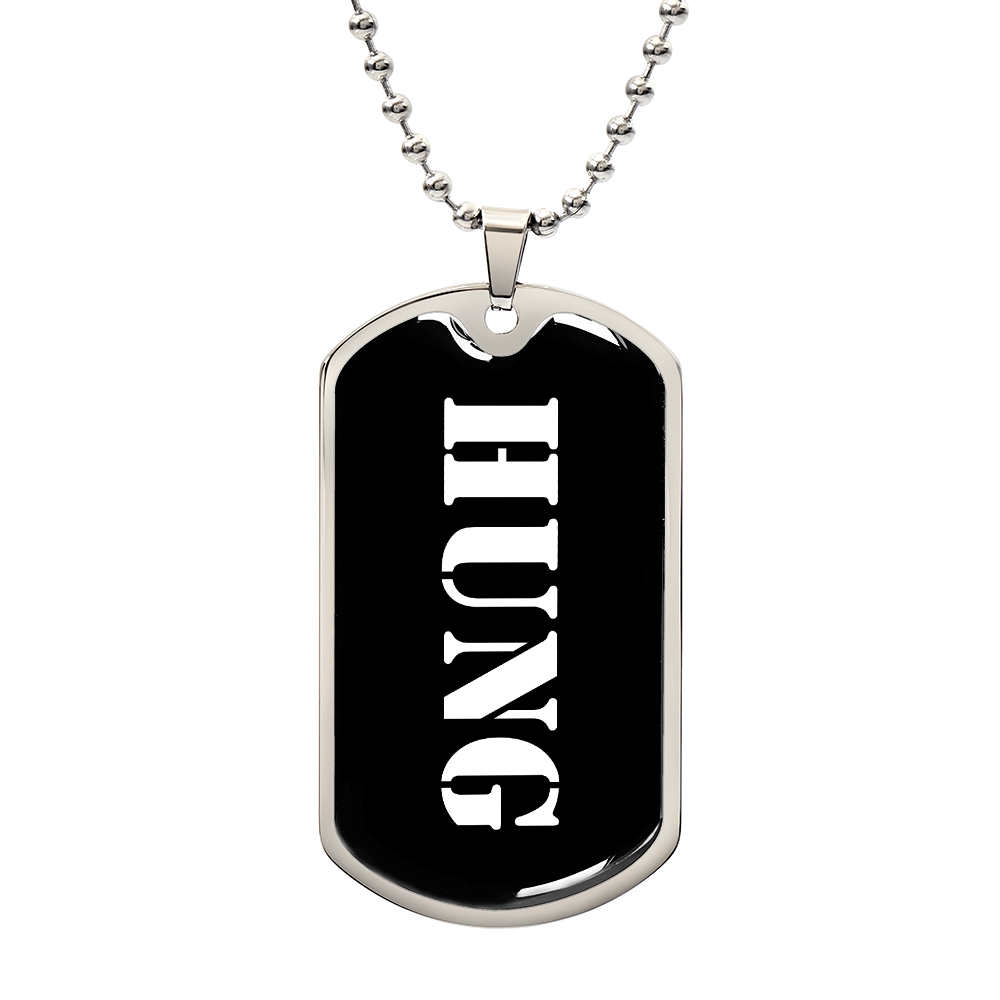 Hung v3 - Luxury Dog Tag Necklace
