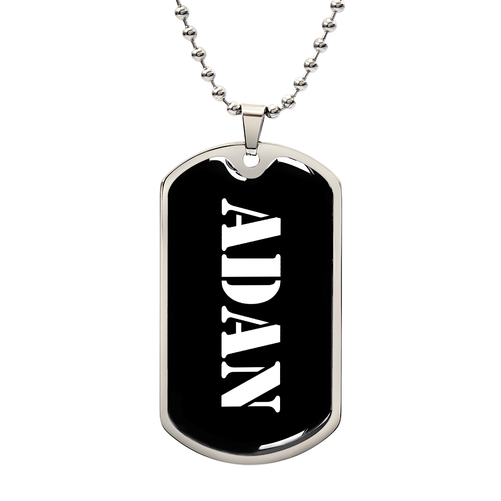Adan v3 - Luxury Dog Tag Necklace
