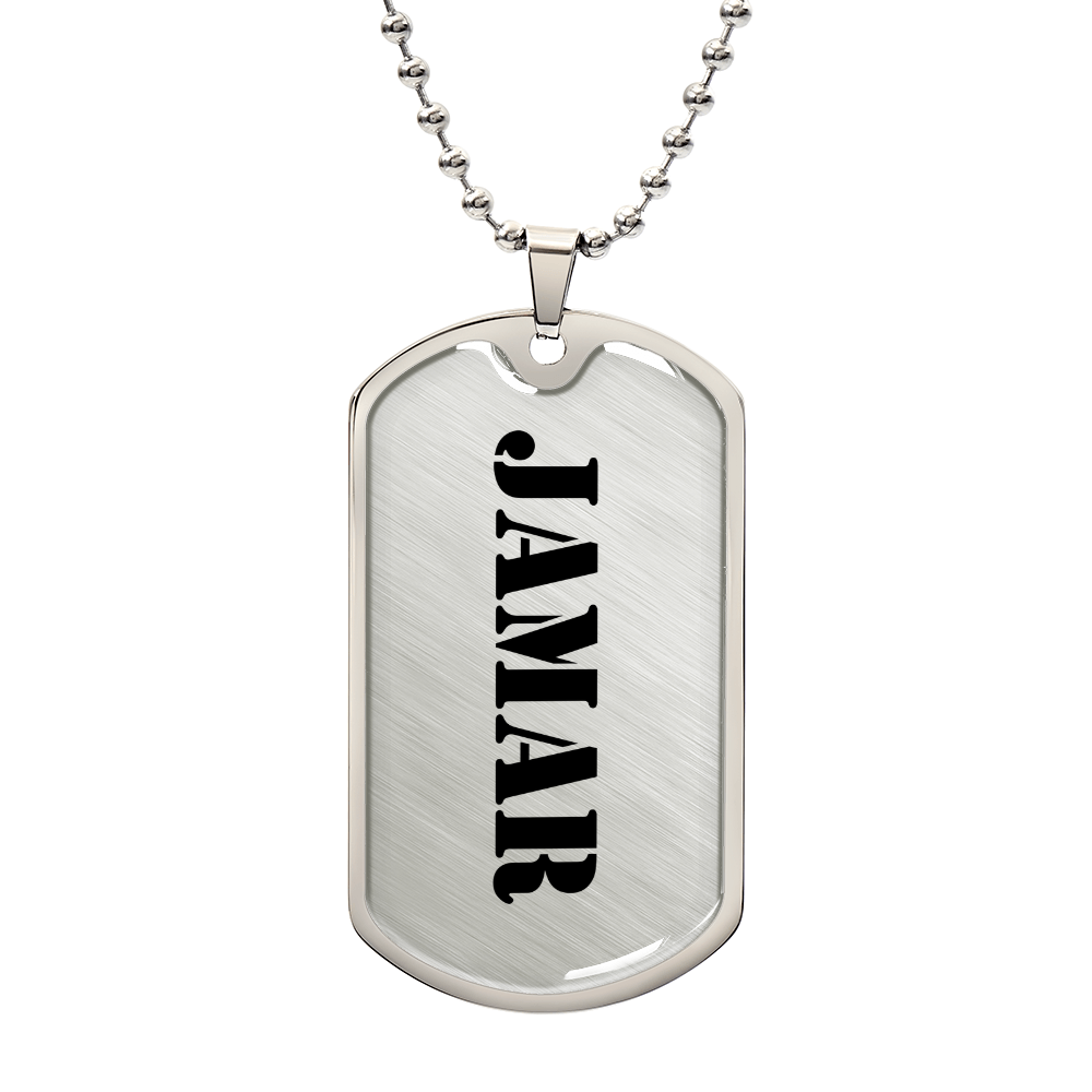 Jamar - Luxury Dog Tag Necklace