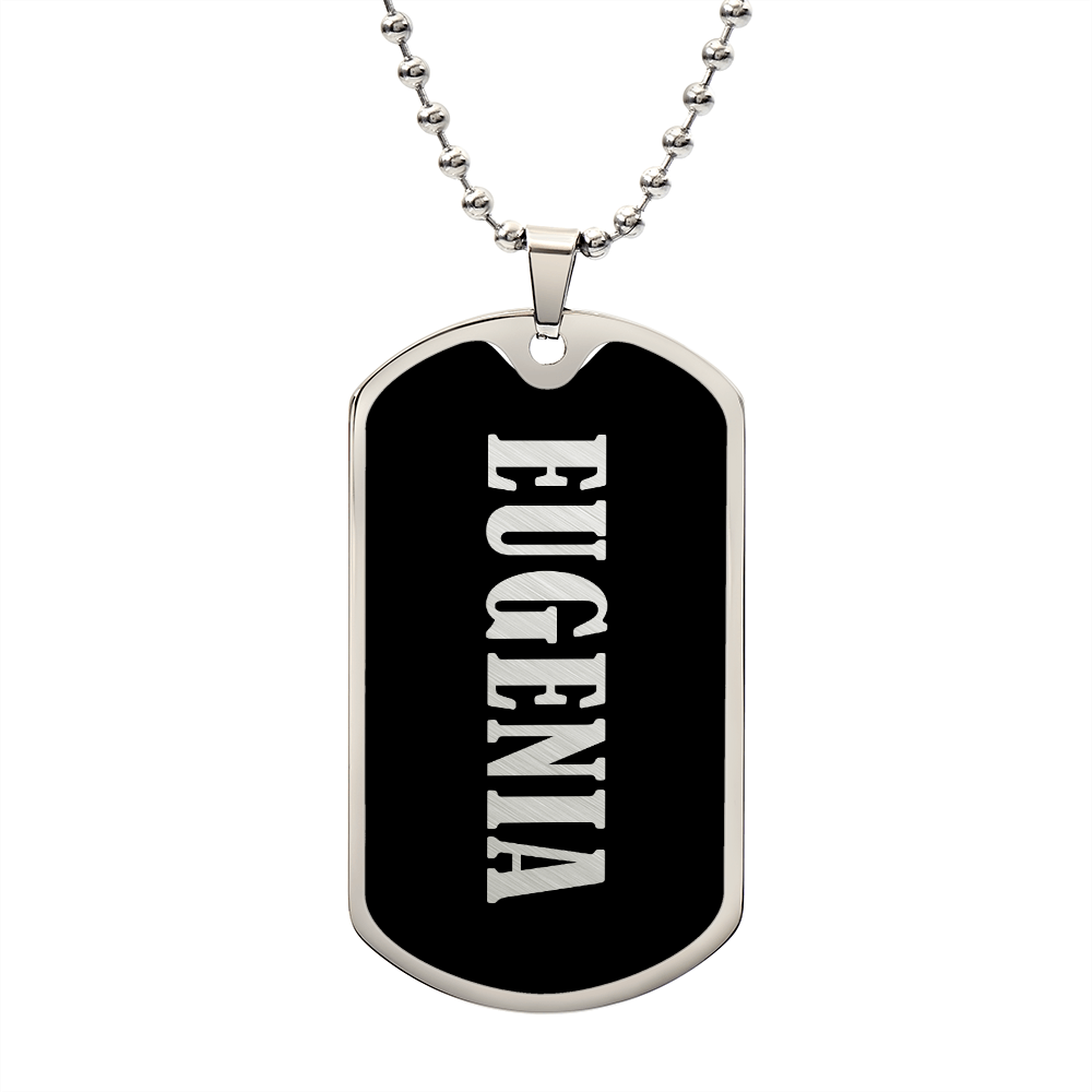 Eugenia v02 - Luxury Dog Tag Necklace