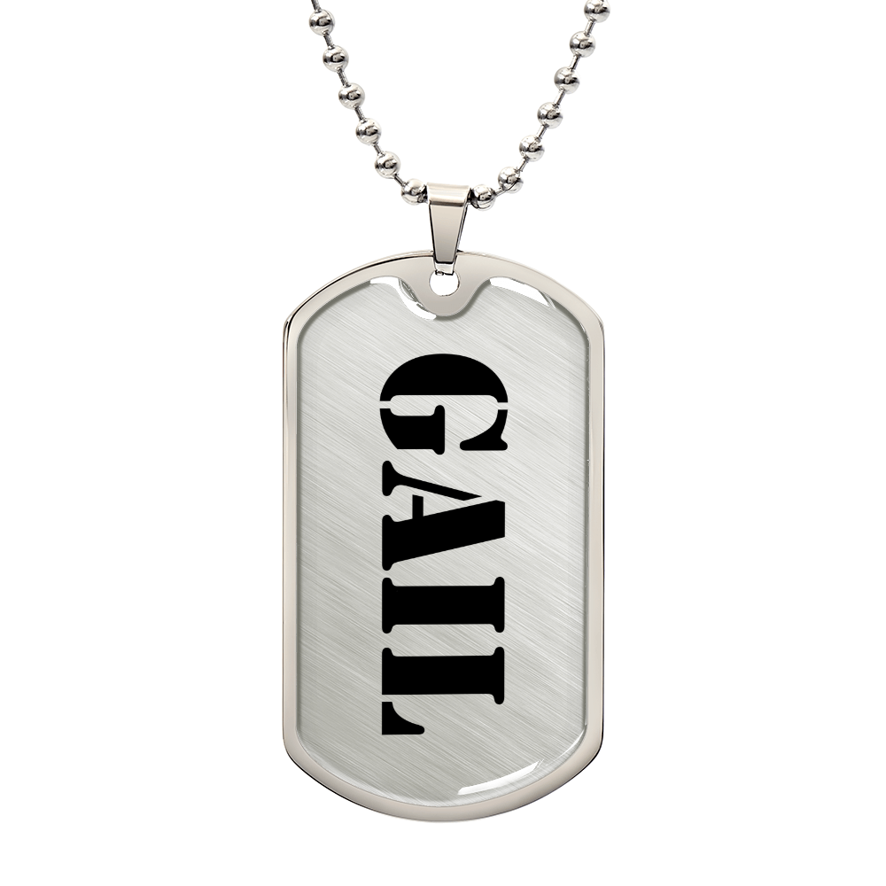 Gail - Luxury Dog Tag Necklace