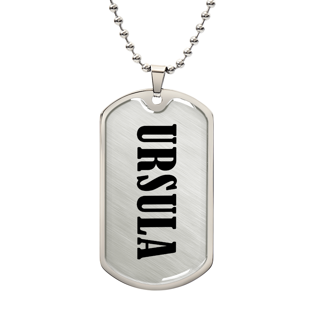 Ursula v01 - Luxury Dog Tag Necklace