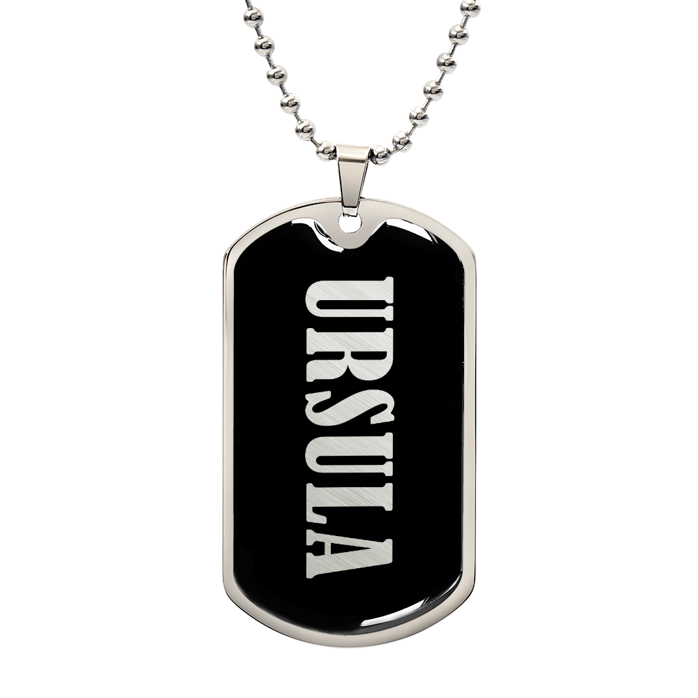 Ursula v02 - Luxury Dog Tag Necklace