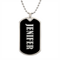 Jenifer v02 - Luxury Dog Tag Necklace
