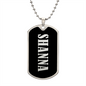 Shanna v02 - Luxury Dog Tag Necklace