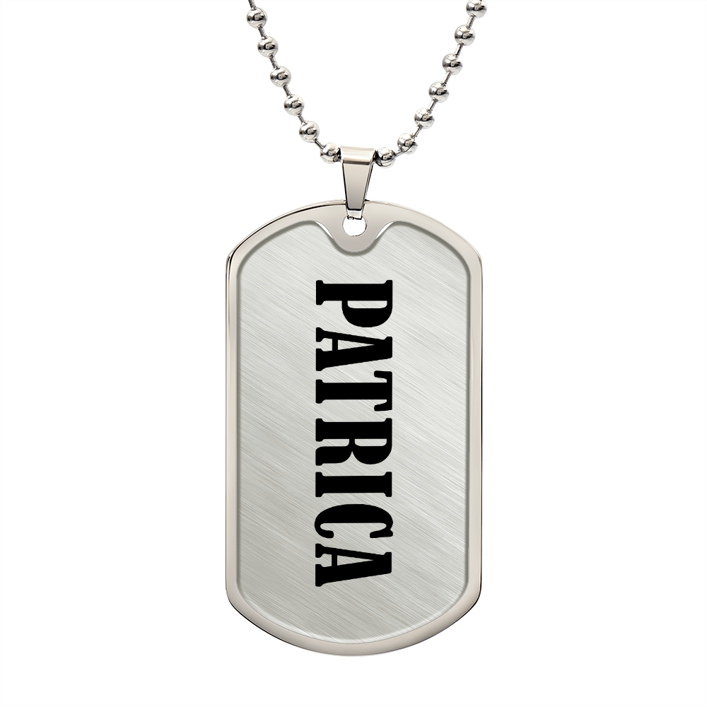 Patrica v01 - Luxury Dog Tag Necklace