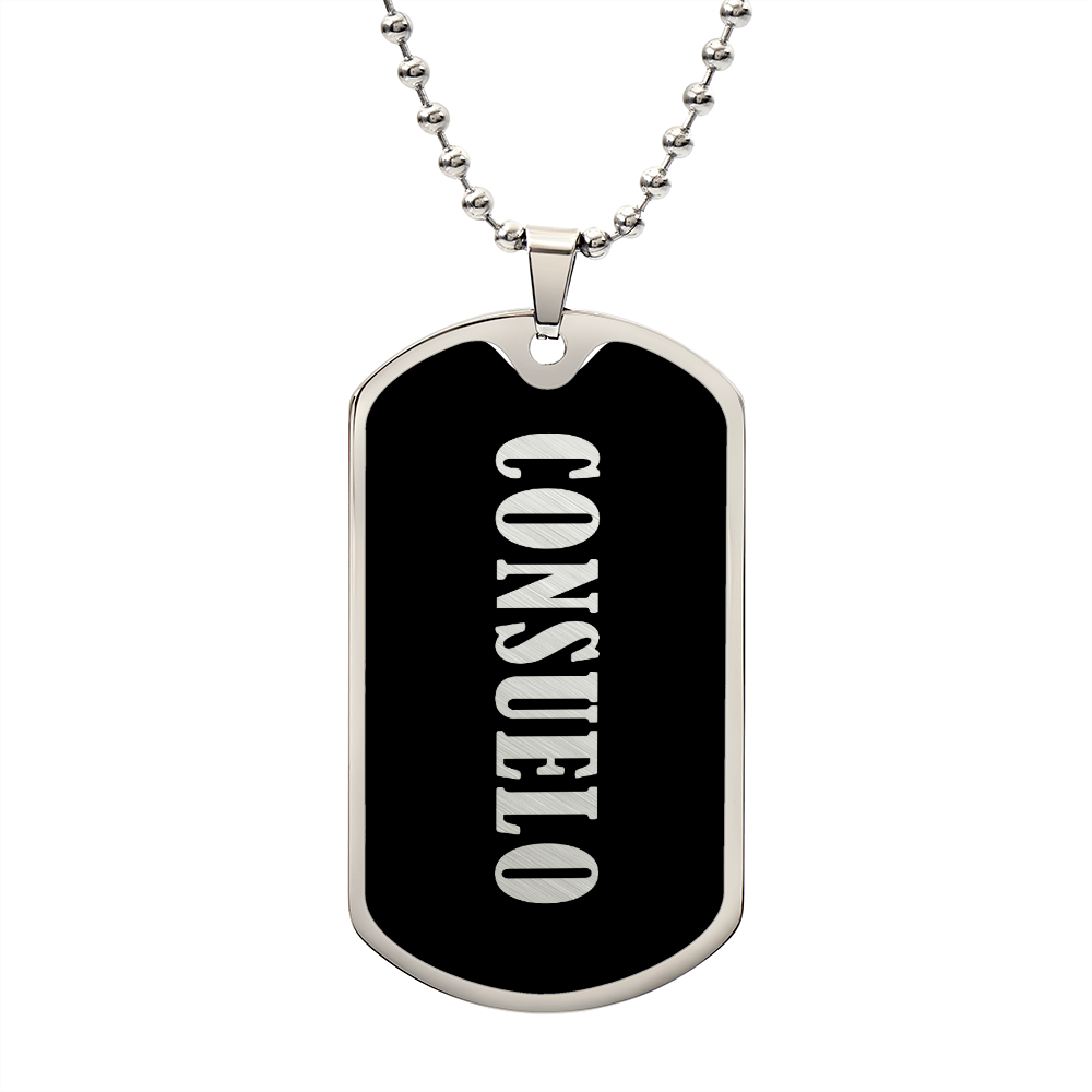 Consuelo v02 - Luxury Dog Tag Necklace