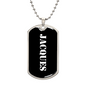 Jacques v3 - Luxury Dog Tag Necklace