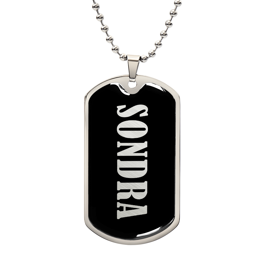 Sondra v02 - Luxury Dog Tag Necklace
