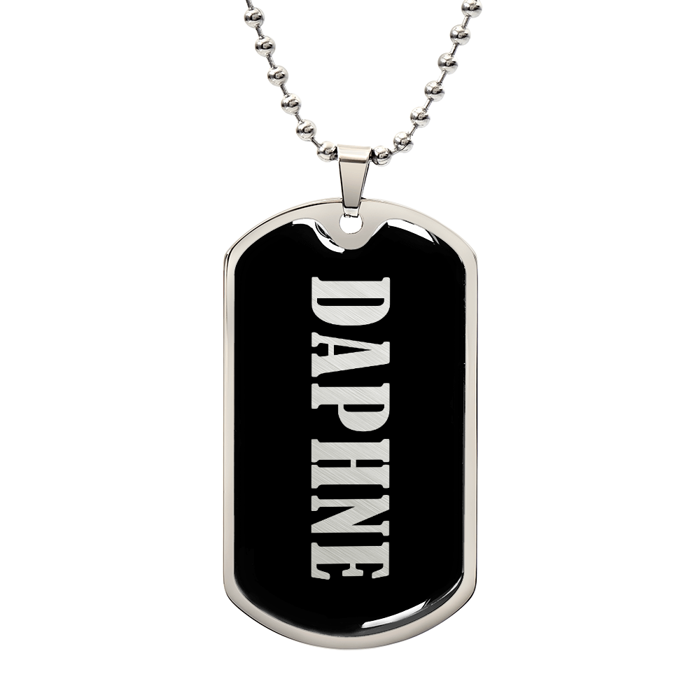 Daphne v02 - Luxury Dog Tag Necklace
