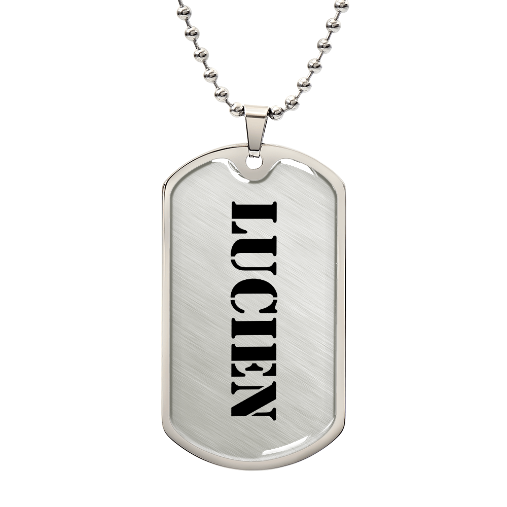 Lucien - Luxury Dog Tag Necklace