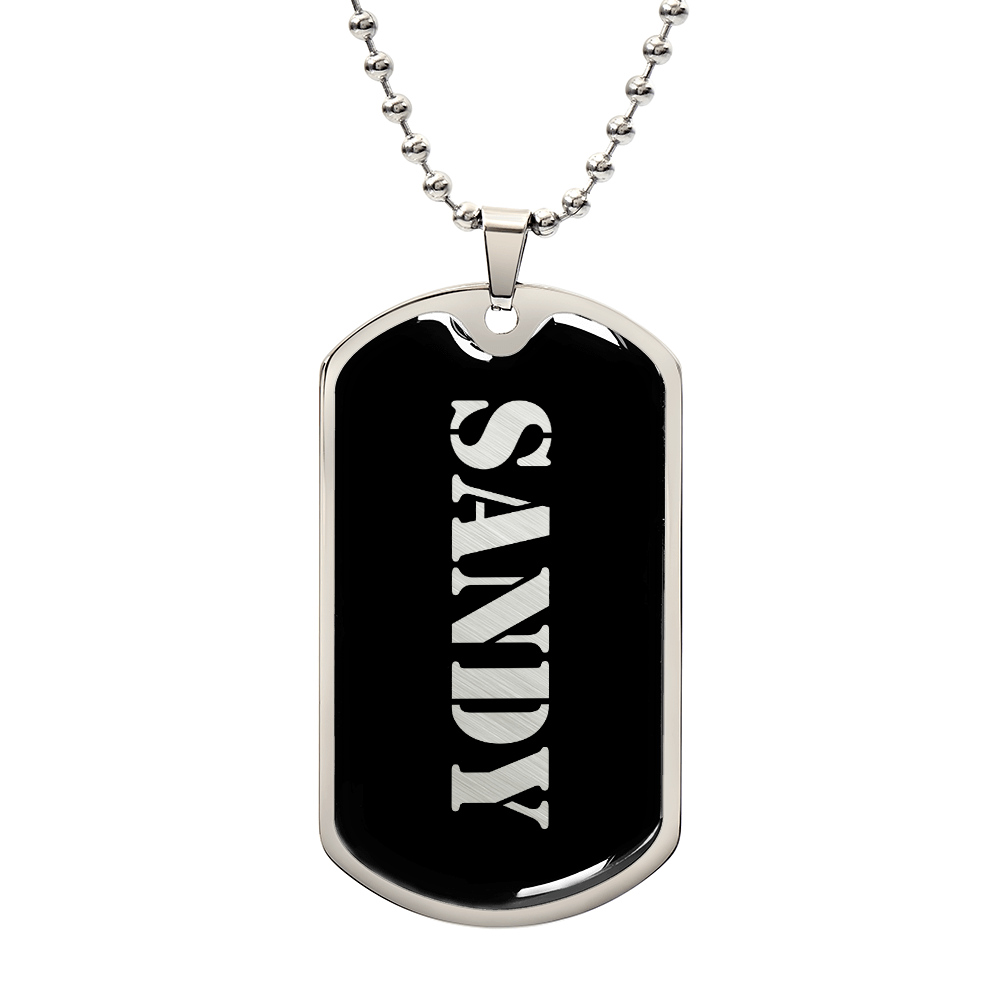 Sandy v2 - Luxury Dog Tag Necklace